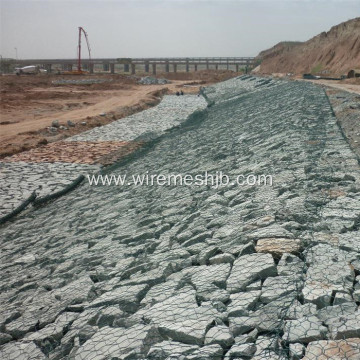 PVC Coated Hexagonal Mesh Gabion Basket